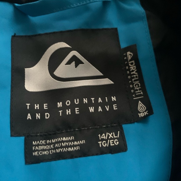 Quicksilver Mission Gore-Tex Snow Jacket Teen Boys XL - Picture 5 of 5